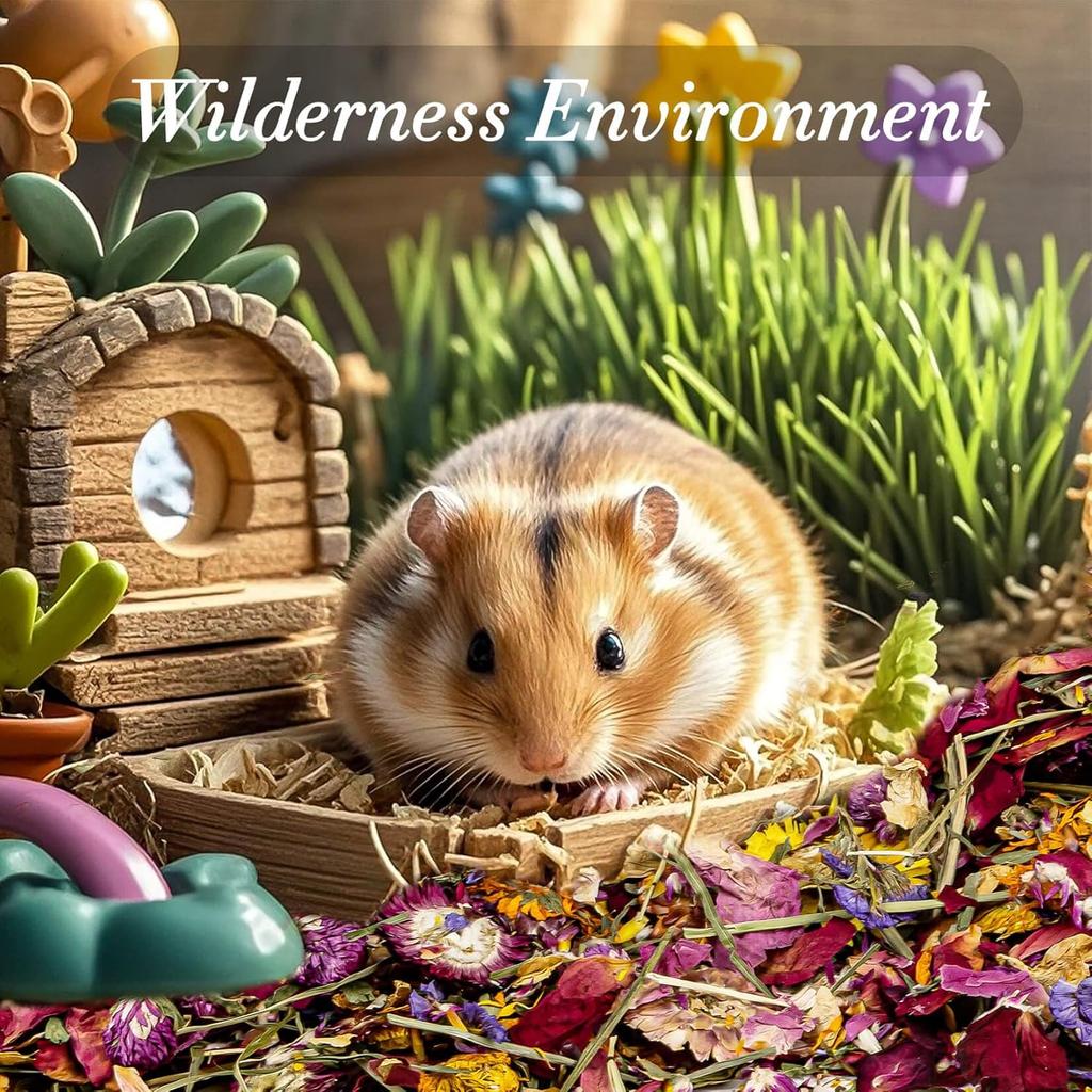 150G Hamster Bedding - Hamster Flowers & Herbs Hamster Bedding Dwarf Hamster Bedding Gerbil Bedding Robo Hamster Bedding Katy Hamster Bedding Hamster