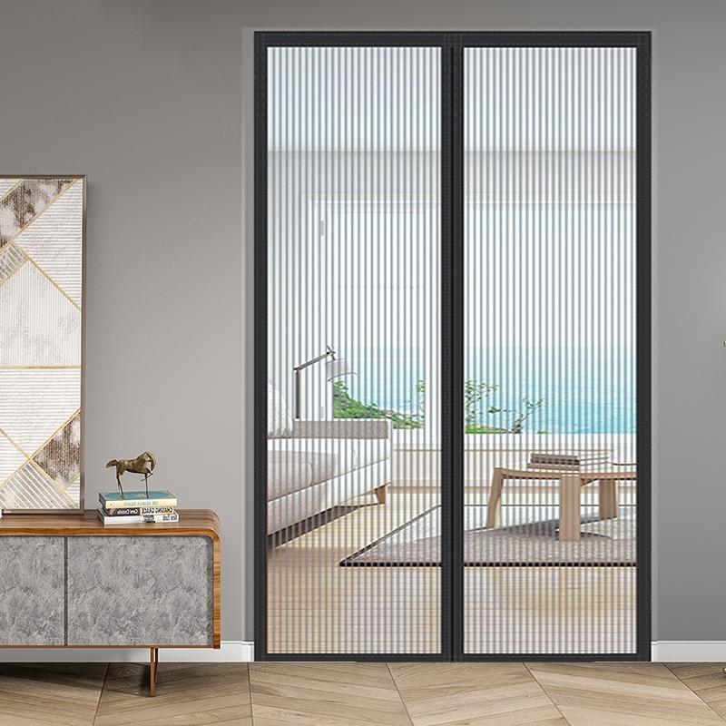 Multisize Magnetic Counter-Mosquito Curtain Net Self-Adhesive Counter Bug Insect Mesh Net For Window Door Automatic Closing Curtains