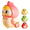 Wind-up Chick Crawling Toy Magnetic Mother Baby Chicken Swing Walking Toy Educational Interactive Spring Clockwork Animal Toy
