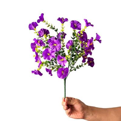 Flores de Gloria de la Mañana Artificiales (Paquete de 10)
