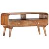 Day and Night - Day and Night TV Cabinet Made of Solid Mango Wood 90x35x47 Cm