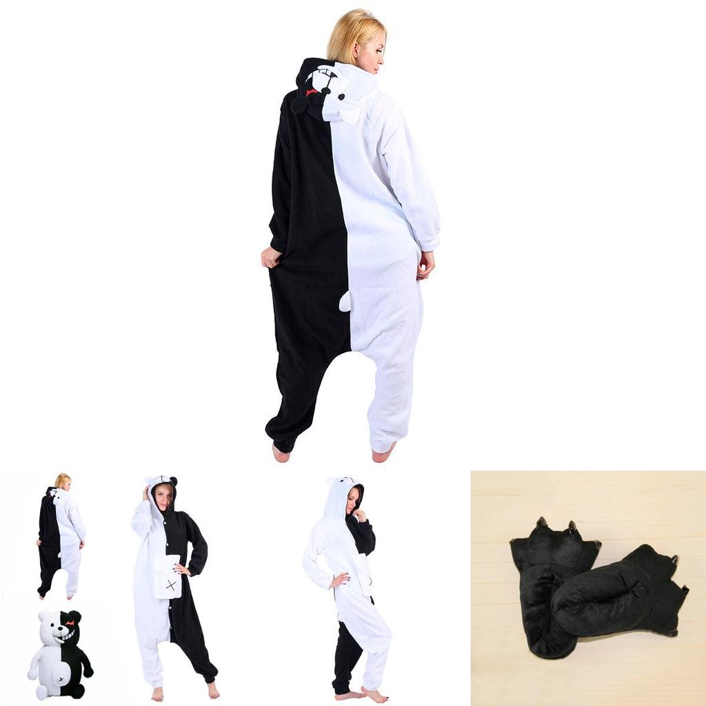 Gemütlicher Danganronpa Monokuma Unisex Schlafanzug Overall Für Ein Bequemes Schlaferlebnis