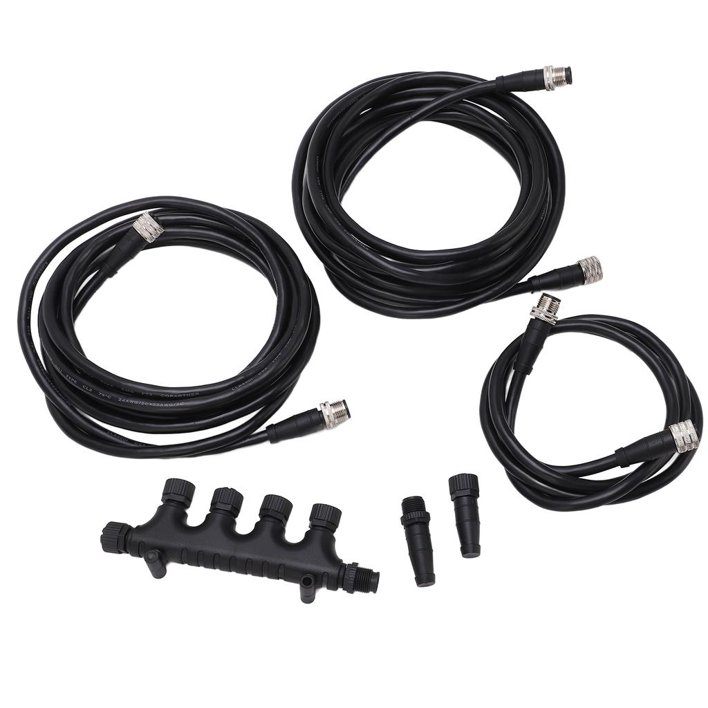 Marine NMEA 2000 Starter Kit Cable Connector Termination Combination ABS Rustproof Universal