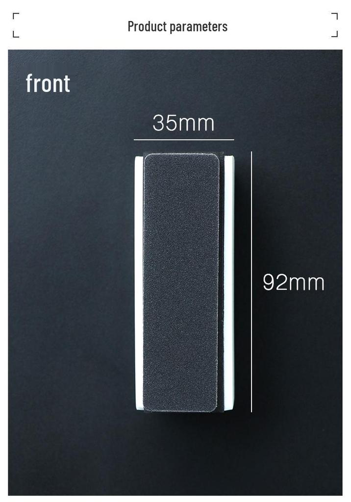 Four-Sided Mirror Polishing Block for Leather, Metal, and Wood Edges