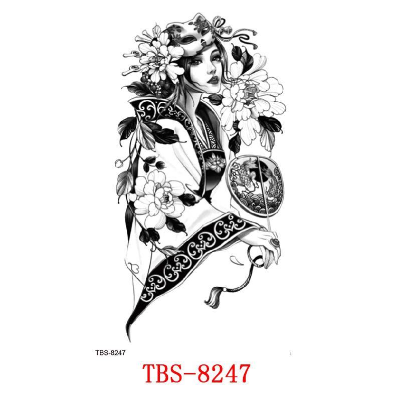 Waterproof Tattoo Sticker, Totem Character Tattoo Sticker Tattoo