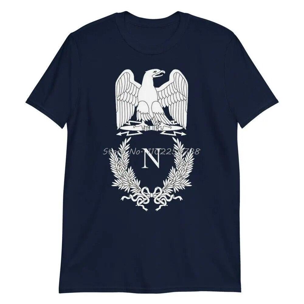 French Pride Napoleon Bonaparte Eagle T-Shirt. Summer Cotton O-Neck Short Sleeve Unisex Cotton T Shirt New Oversized Streetwear