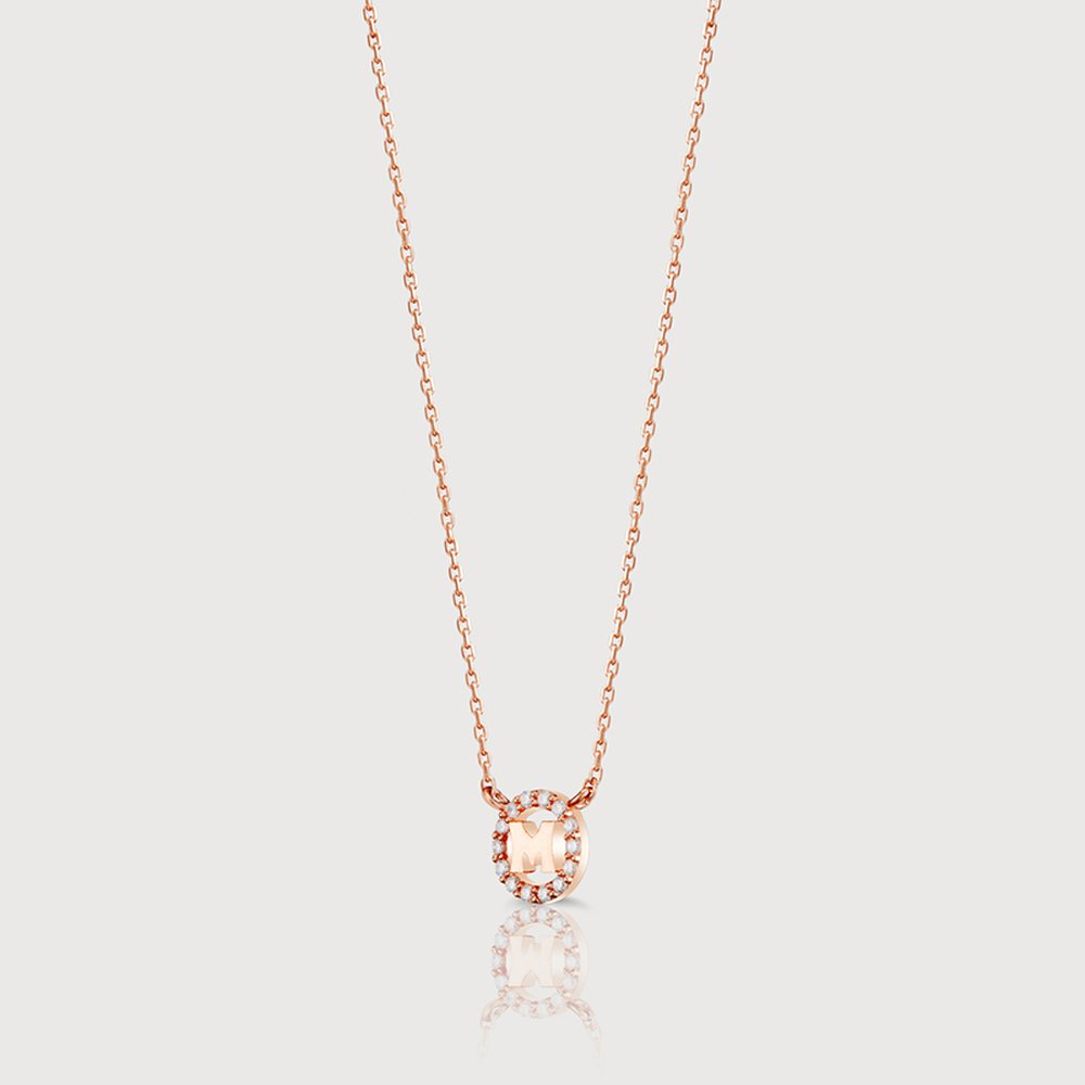 Tuberare Rose Silver Necklace A201Sn9104Rpa 42Cm