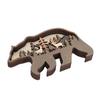 3D Wood Carving Animal Multi Layer Forest Animal Wood Carving Crafts Home Furnishing Wall DecorationBear