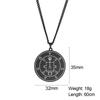  Stainless Steel Demonic Seal Necklace Oriax Satan Sigil Pendant Neckalces Fashion Chain Gothic Solomon Amulet Jewelry