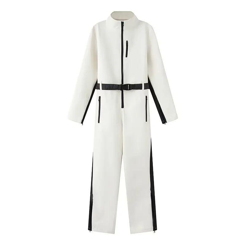 Winter Special Outdoor Sports Good-looking Warm Waterproof Design Sense Fashion Windproof Ski Suit One-Piece Suit