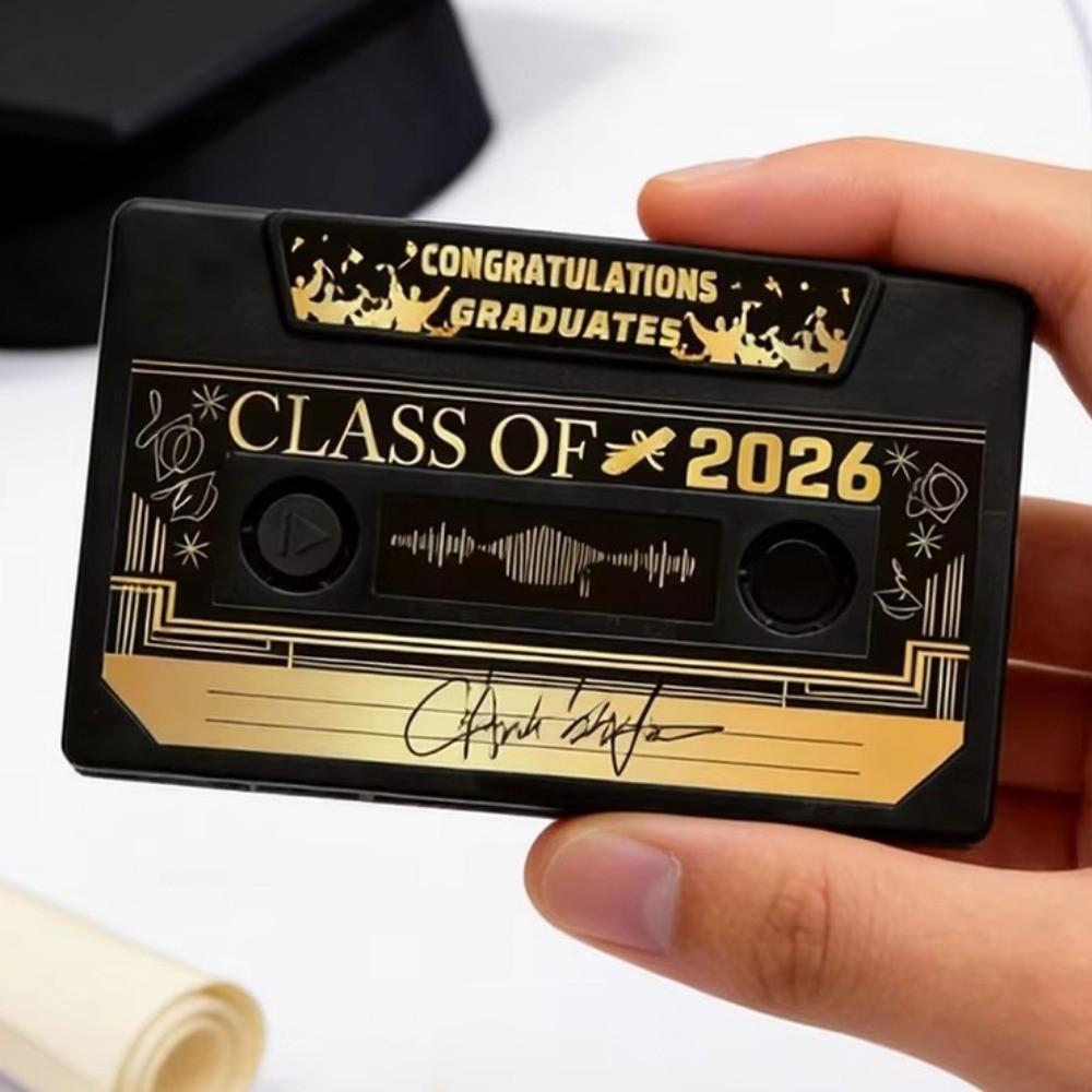 Cassette Tape Style Retro Cassette Card Audio Message Voice Greeting Card Graduation Gift