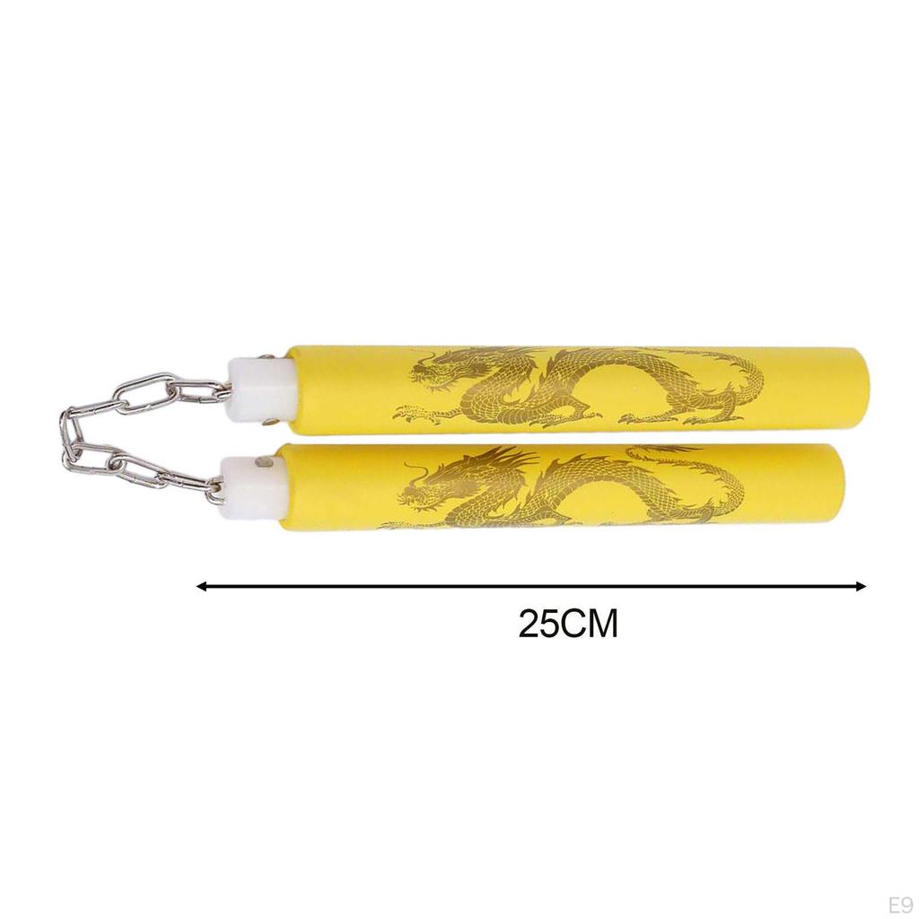 Foam Training Nunchucks Toys Chinese for Sports Karate Working Out Red