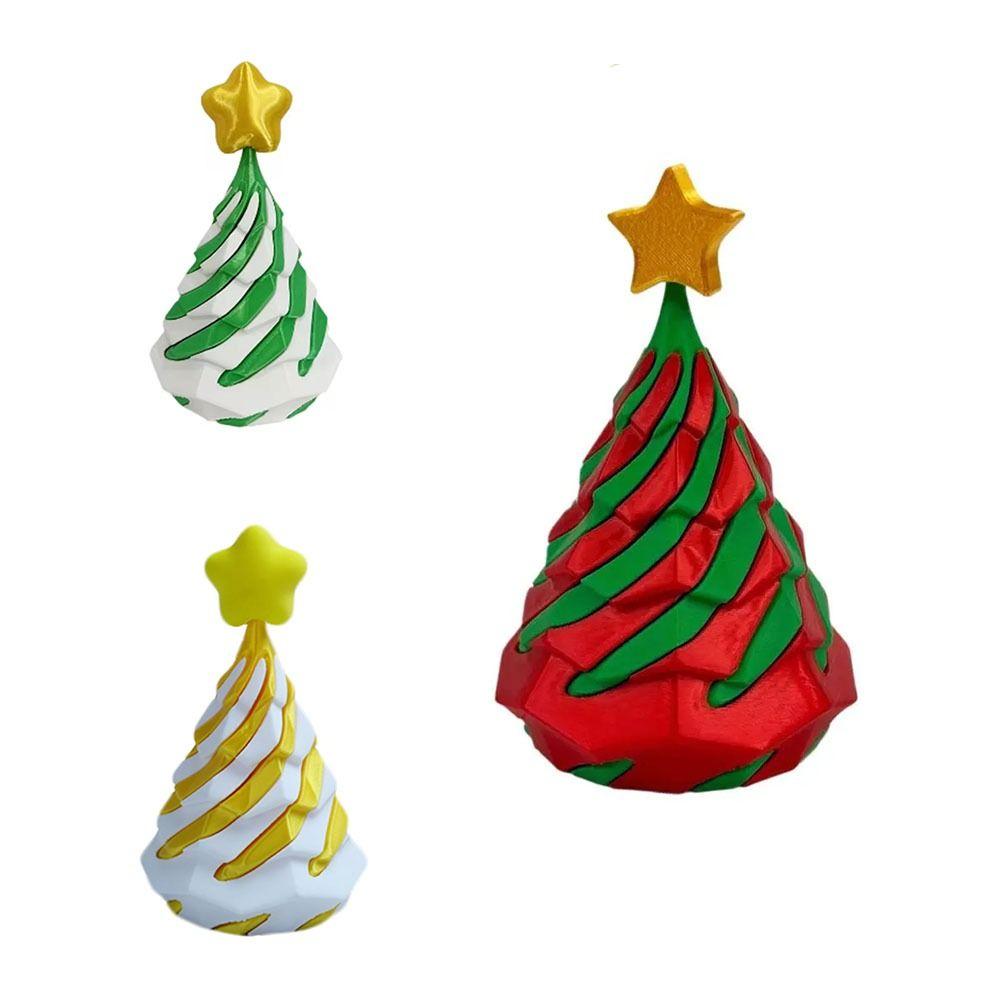 Shuttle Model 3D Spiral Cone Fidget Toy Detachable Pyramid Ornament  Home Decoration
