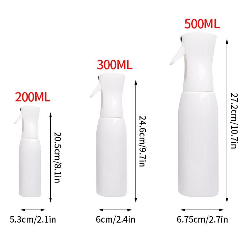 200/300/500ml Empty Spray Bottles High Pressure Spray Bottle Continuous Mist Watering Can Plant Sprinkler Gardening Atomizer