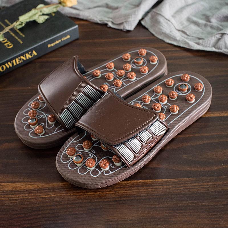 

Мужские вращающиеся массажные тапочки для тай-чи – Лето 2024, противоскользящие, для дома, акупунктурная терапия стоп. 44/45 fits 43/44