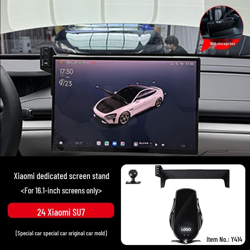 Electric Navigation Phone Holder & Wireless Charger for 2024 Xiaomi SU7