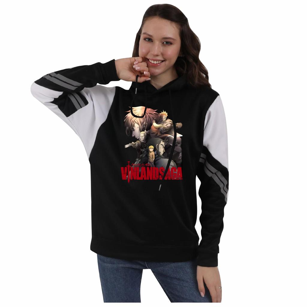 VINLAND SAGA Ice Sea War Hoodie: Unisex Autumn/Winter Color Block Fleece