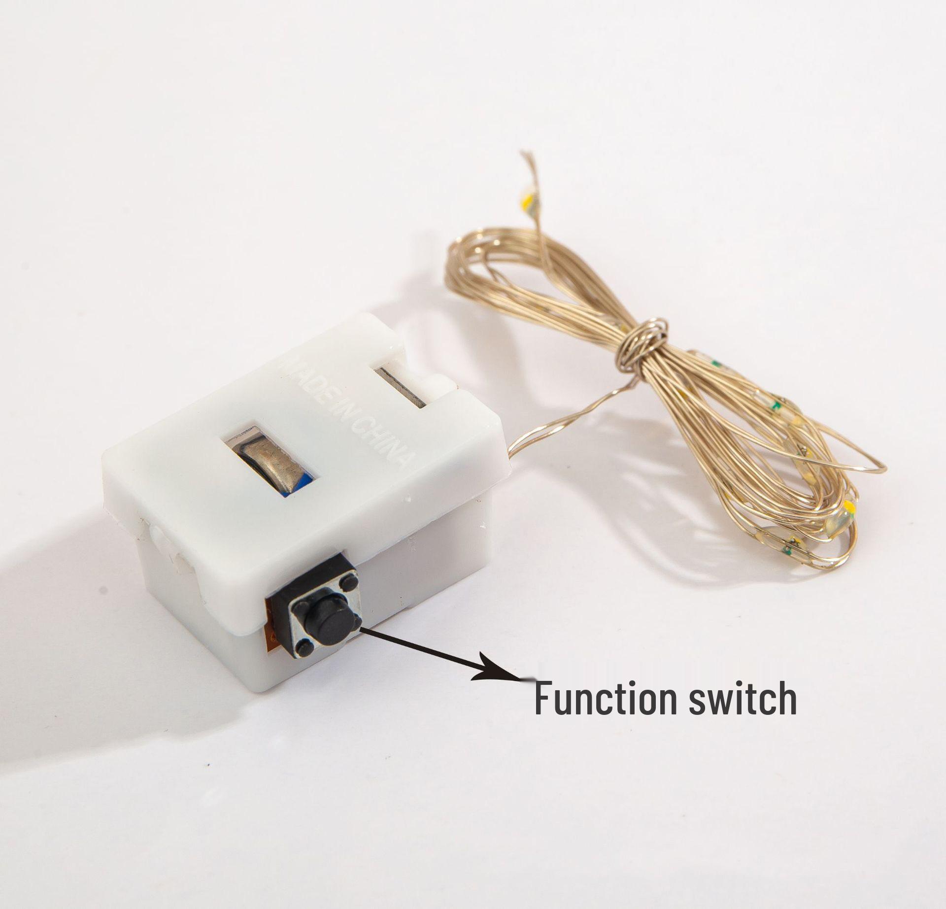 

LED Battery-Powered Copper Wire String Lights - Christmas Gift Box & Cake Decoration