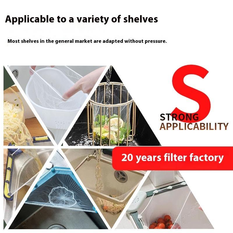 100/200Pcs Disposable Kitchen Sink Filter Bag Anti Clogging Filter Sewer Drainage Household Kitchen Bathroom Cleaning Tool