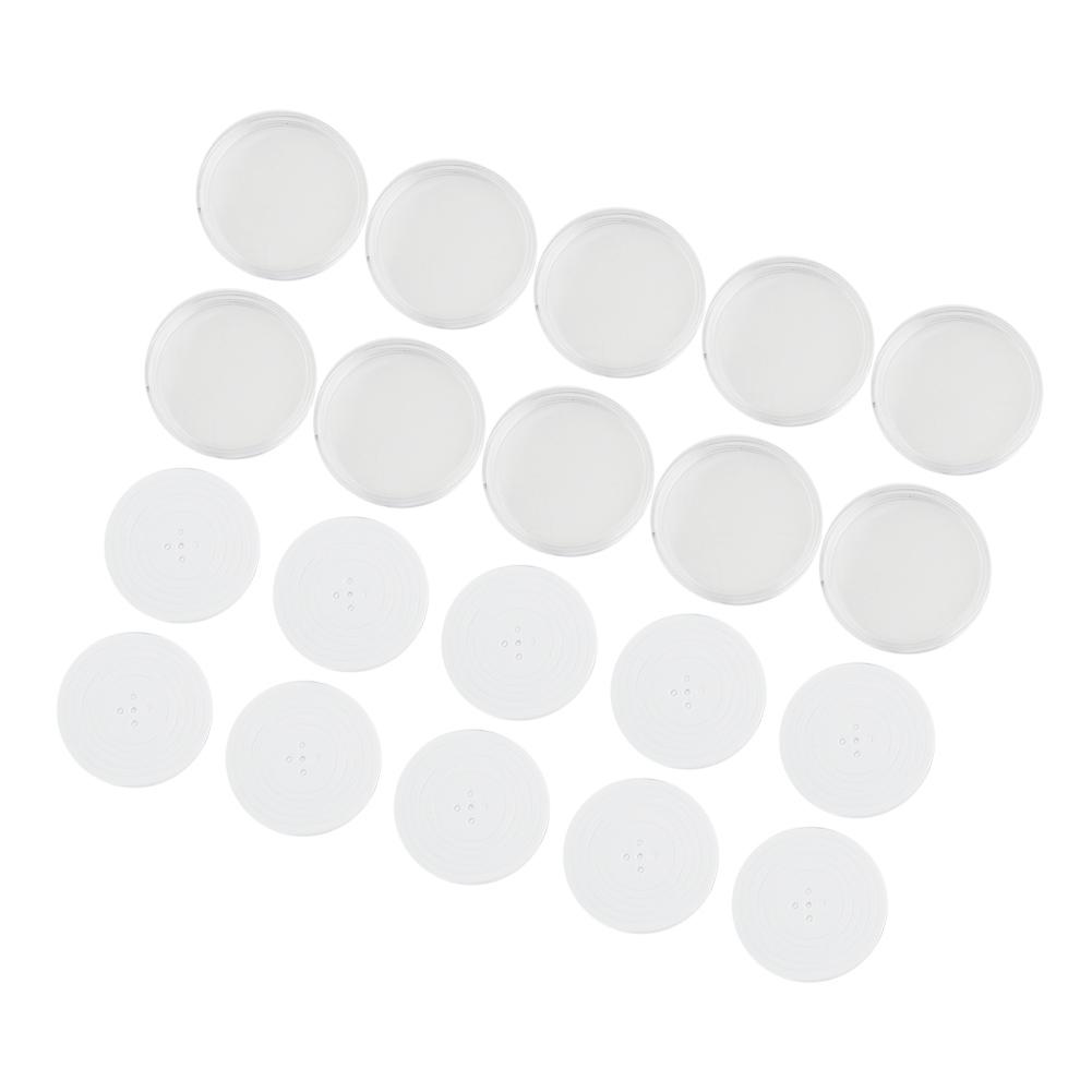 PS Round Coin Capsule Container Case Storage Box Holder For 20 ~ 40mm 5*5*0.5cm