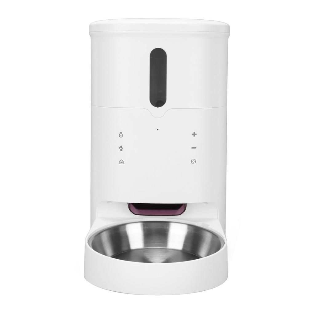 Hranitor automat pentru animale de companie cu temporizare, înregistrare, prevenire blocaj, detașabil, inteligent, distribuitor de hrană uscată pentru animale de companie cu