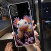 Smiling Salamander Phone Case for Samsung A54 A57 A37 A17 A14 A15 A12 A24 A34 A55 A35 A25 A52S A07 A05S A04S A22 A32 A72 Galaxy