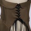 Abito Medievale Retro da Donna a Metà Lunghezza 2025 per Cosplay e Spettacolo, Collezione Primavera/Autunno