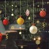 Waterproof Christmas Window Sticker Christmas Balls Holiday Window Decor  Glass Doors