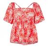 Biba Womens/Ladies Square Neck Puff Sleeve Blouse