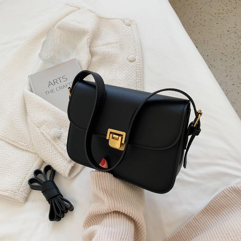 Temperament Women's Bag Women's New Trendy Fashion Simple Messenger Bag Retro Foreign Style Shoulder Small Square Bag