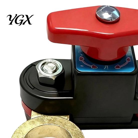 Easy Install Battery Cut Off Car Power Cut-Off Switch Breaker 12V/24V Disconnect Universal with Rotating Terminals for Cars Trucks & Boats Engine