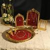 Vintage Velvet Jewelry Display Stand Photo Frame Earring Holder Home Store Decorative Showcase for Jewelry Photography Prop