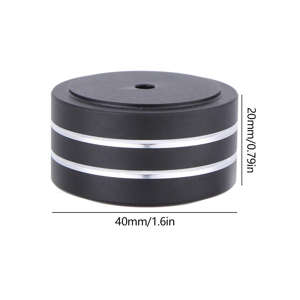 4PCS Audio Isolators Amplifier Shock Absorber Aluminum Alloy Vibration Damper Floor Protector Non-Slip for Speakers CD Amplifier