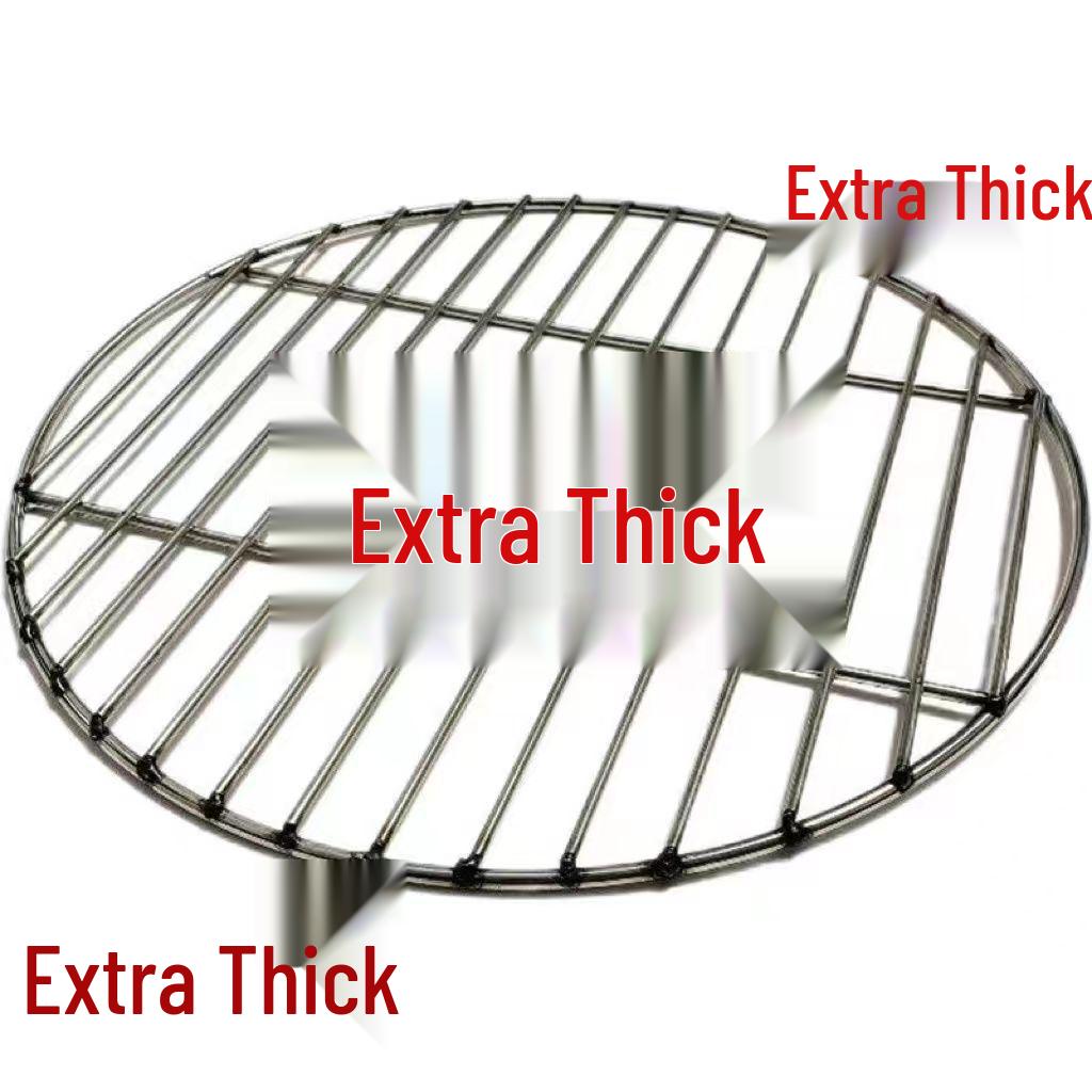 Stainless Steel Thickened Round Pot Rack for Grilling, Steaming, and Smoking Meat