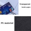 Capacity ID Card Bank Cards Storage Bag Card Holder Business Cards Organizer Leather Card Bits