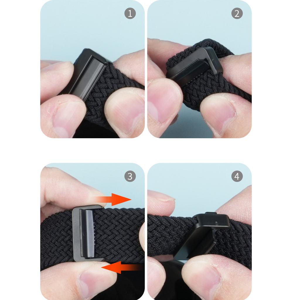 18/20/22mm Fashion Magnetic Nylon Strap for Samsung Galaxy 7/6/5/Huawei GT 6/5/4/Garmin Fenix 7/Forerunner 265 Replacement Band