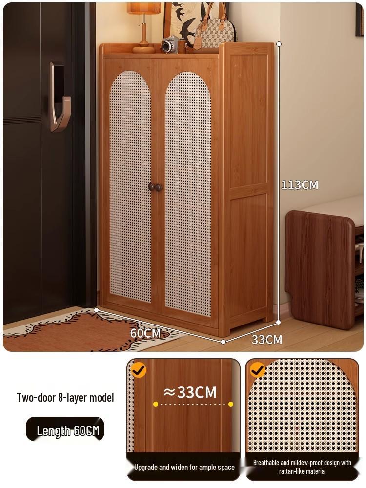 Large Capacity Narrow Vertical Shoe Cabinet for Entryway
