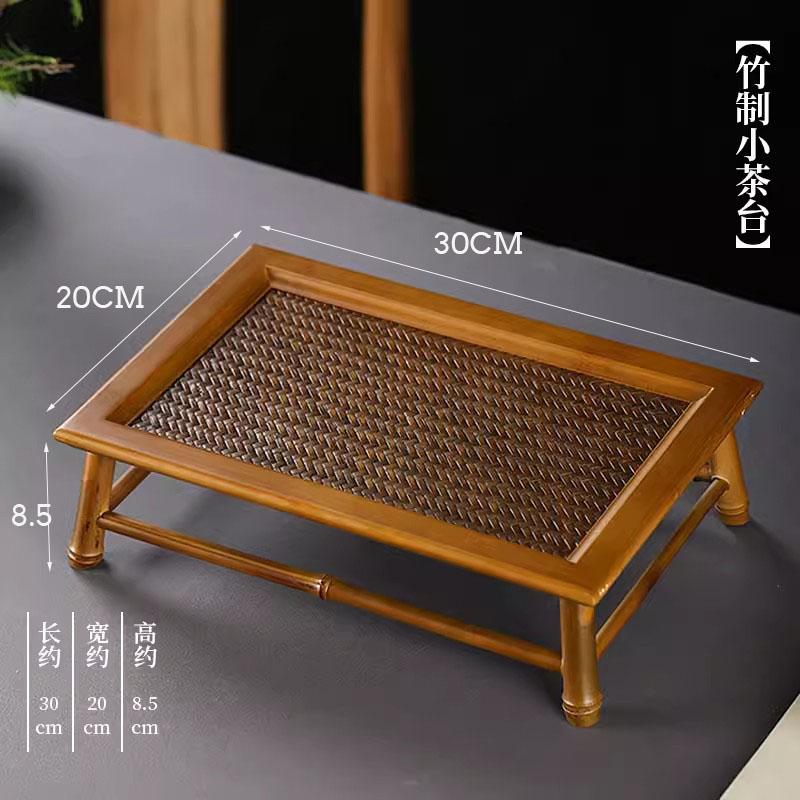 Handmade Bamboo Tea Table, Tea Tray, Dry Brewing Table, Pot Holder, Tea Set Storage, Tea Sea Storage Rack, Cup Holder