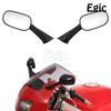 Gloss Black Rearview Mirrors for Honda VFR750F, VFR800, CBR900RR (1993-1997)