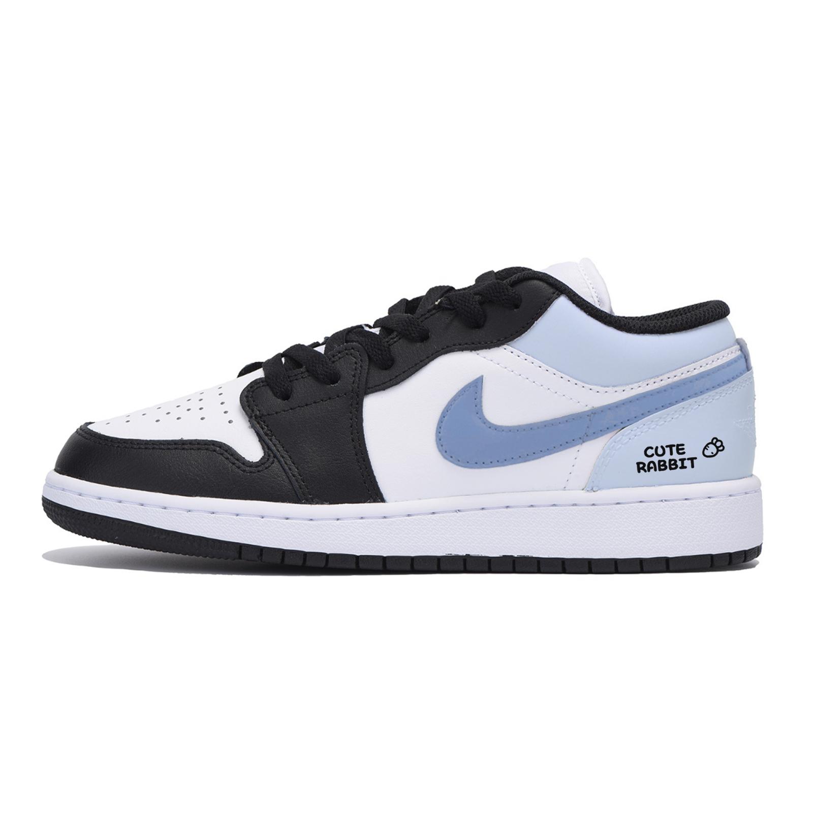 

Jordan Air Jordan 1 Radish Sea Salt Abrasion Resistant Low top Vintage Basketball Shoes Men s White Blue 553558-131(Team85-) 44