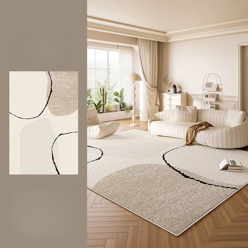 Modern Style Living Room Decoration Washable Carpet Home Fluffy Soft Rug Large Area Rugs for Bedroom Thick Plush Study Floor Mat