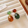 Geometric Circular Acrylic Resin Earrings Water Droplet High-End and Light Luxury Jewelry New Accessories for Women and Girls