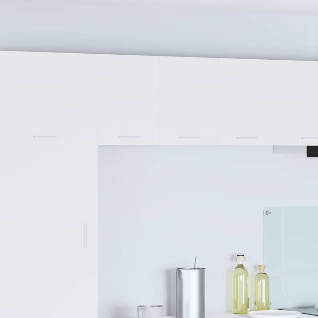 Wall Mounted Cabinet with Door 2 pcs White 30 x 31 x 40 cm Engineered Wood