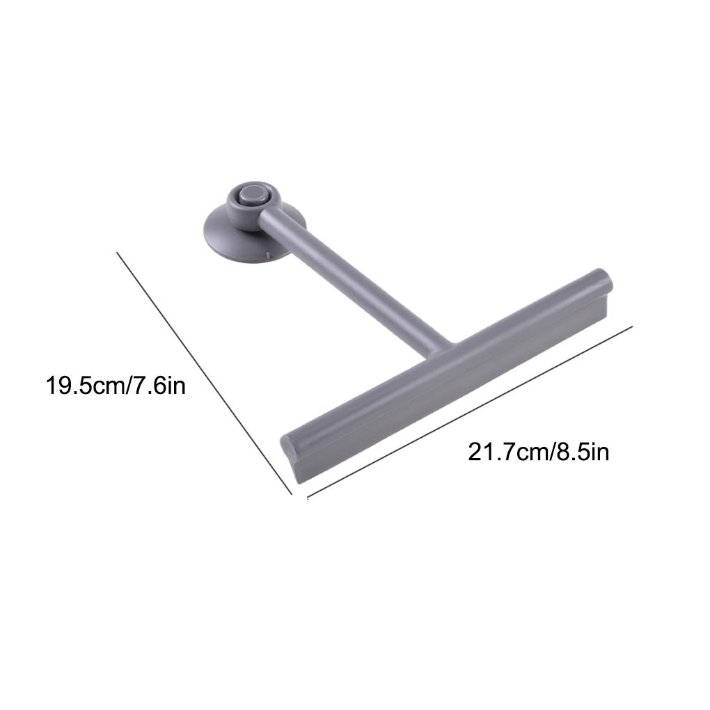 Bathroom Floor Window Wiper with Suction Cup Portable Glass Scraper Water Stain Remover Windscreen Cleaning Tool Accessories