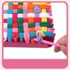 Weaving Loom Kit Toys Potholder Loops Making Kits Gifts Multicolored Knitting Portable DIY Sewing Craft for Beginners Kids