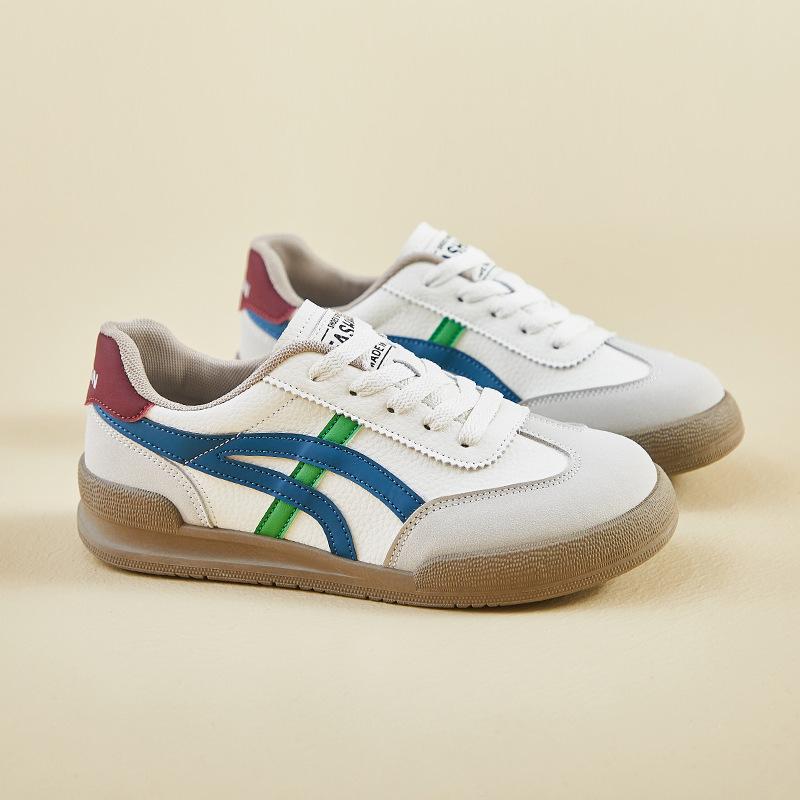 

2025 весна маленькие белые туфли новая корейская версия ins студентки платформа увеличение роста спортивные кеды повседневная уличная съемка XFX61 35 синий