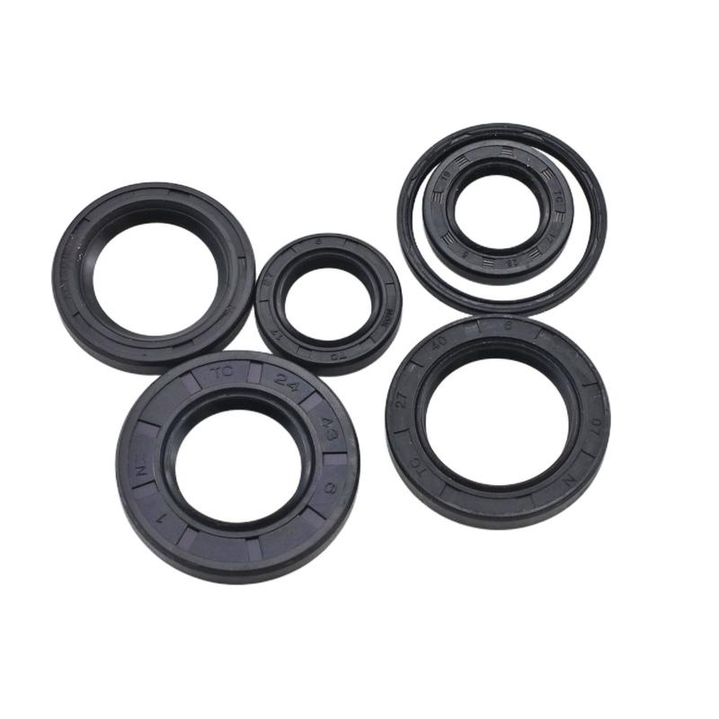 Scooter Moped AG50 AG100 V100 Full Complete Engine Oil Seal Rubber Crankshaft Gear Shaft Seal for Suzuki 50cc 100cc AG 100 Parts