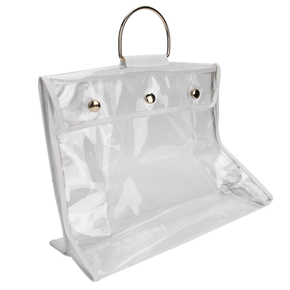 Transparent Waterproof Dustproof Bag Portable Moisture Proof Wardrobe OrganizerC Type