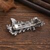 Retro Vintage Moth Flower Hair Clip Niche Punk Style Metal Hair Clip Dark Style Personality Trendy Cool Hairstyle Accessories