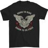 Born To Ride Biker Motorcycle Motorbike Mens T-Shirt 100% Cotton